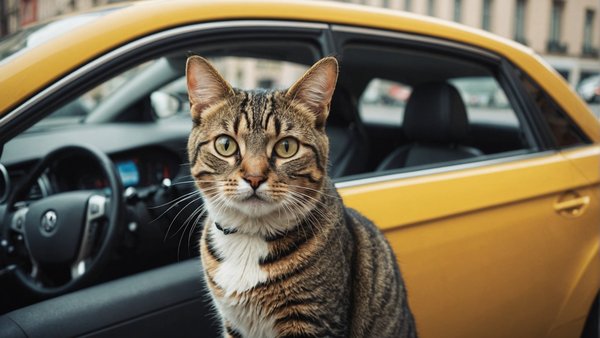 Les chats et les trajets de voiture longue distance : comment choisir votre taxi animalier ?